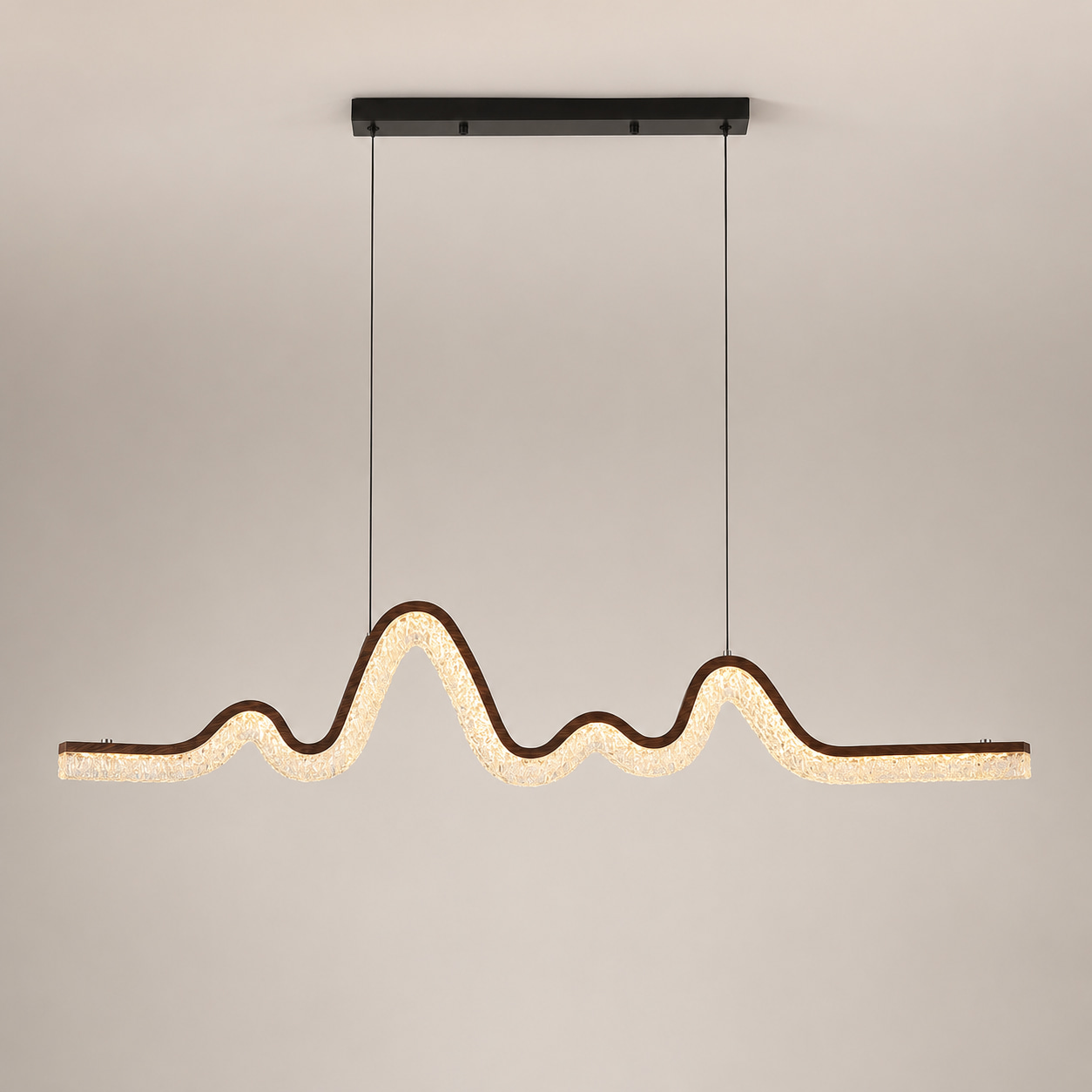Crystal Wave Chandelier