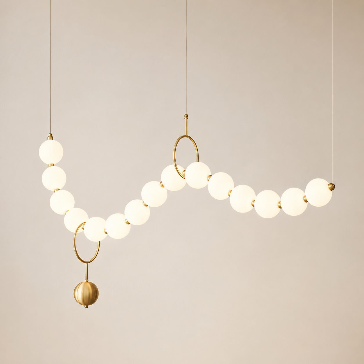 Pearl Glow Chandelier