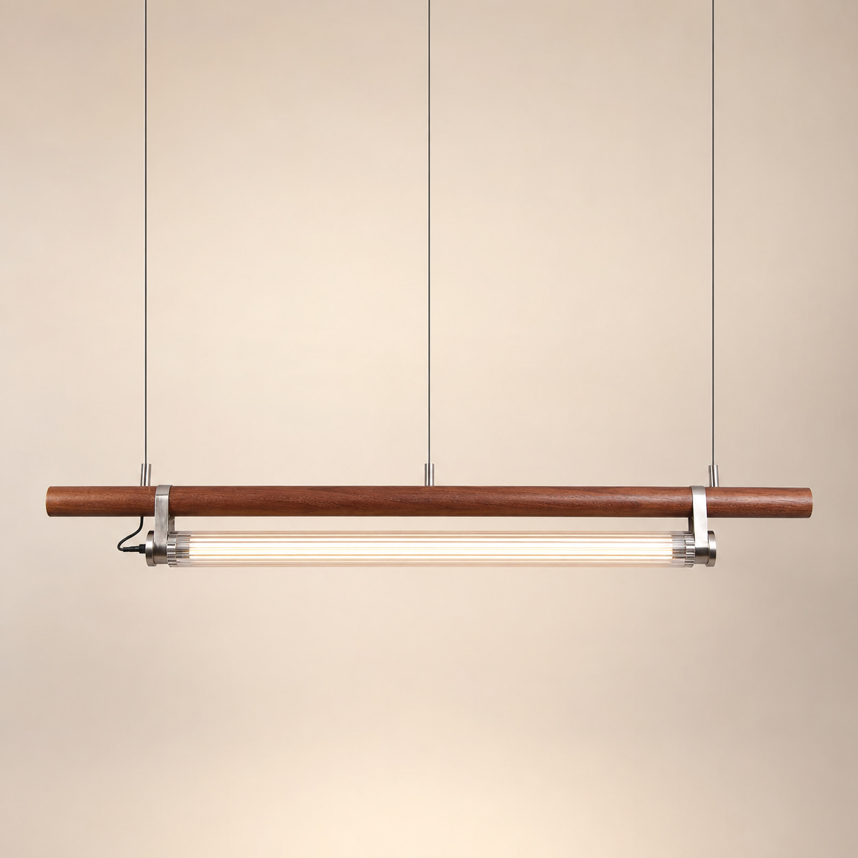Woodline Glow Chandelier