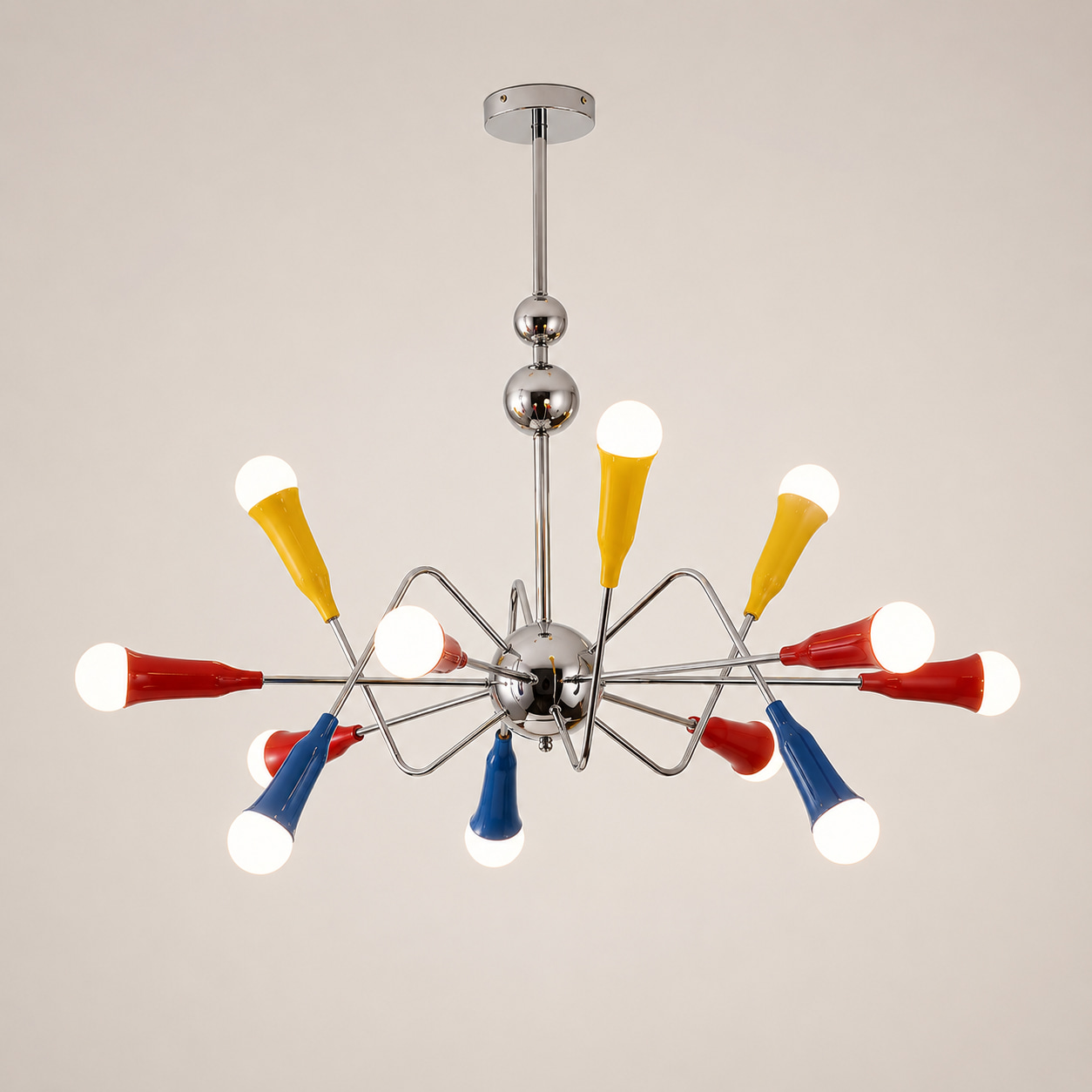 Memphis Multicolor Sputnik Chandelier