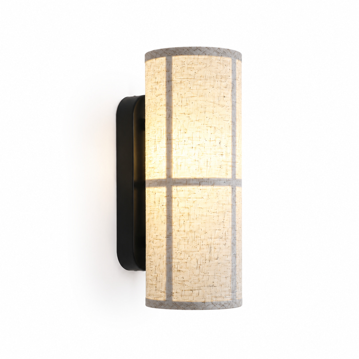 Textured Cylinder Wall Sconce