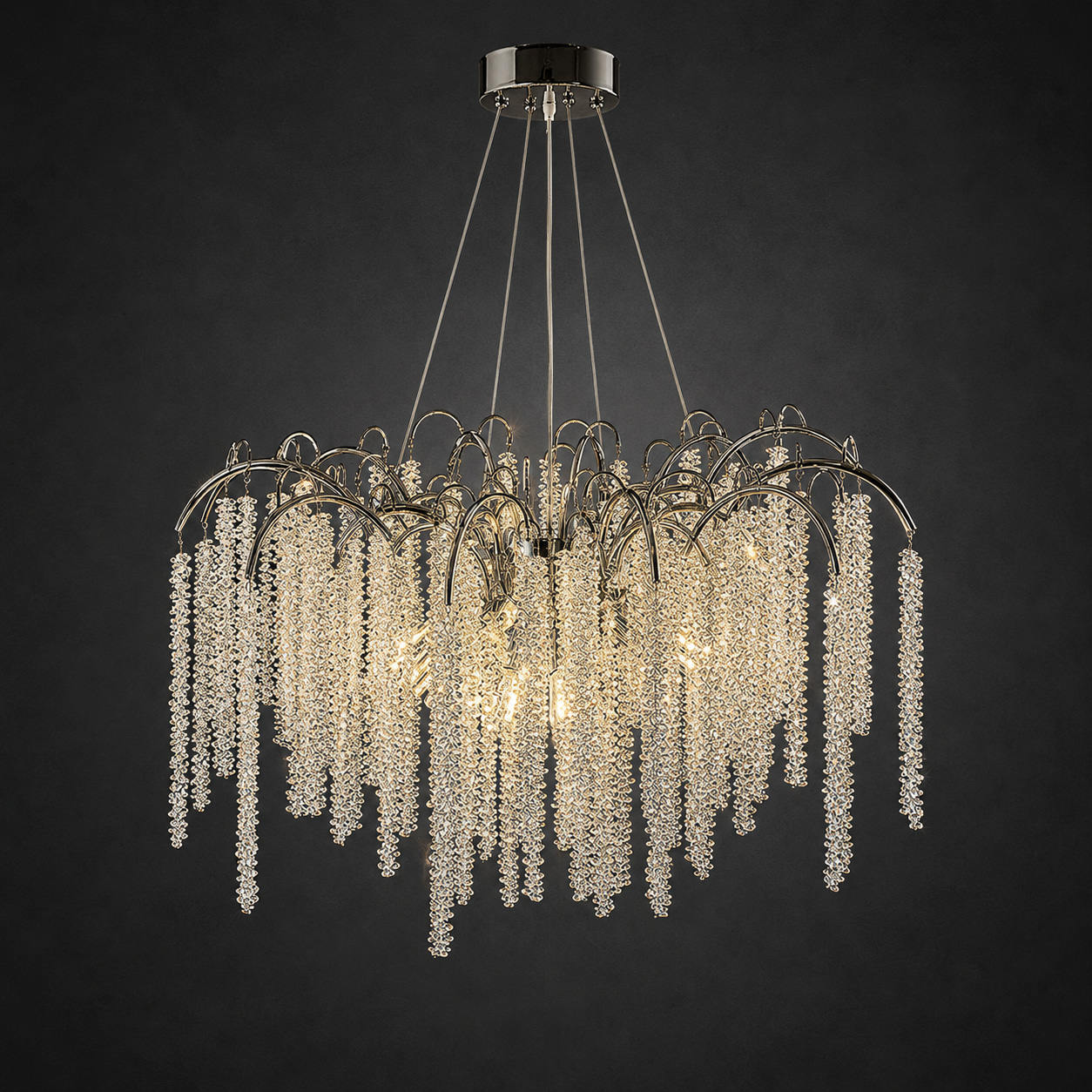 Crystal Tassel Chandelier