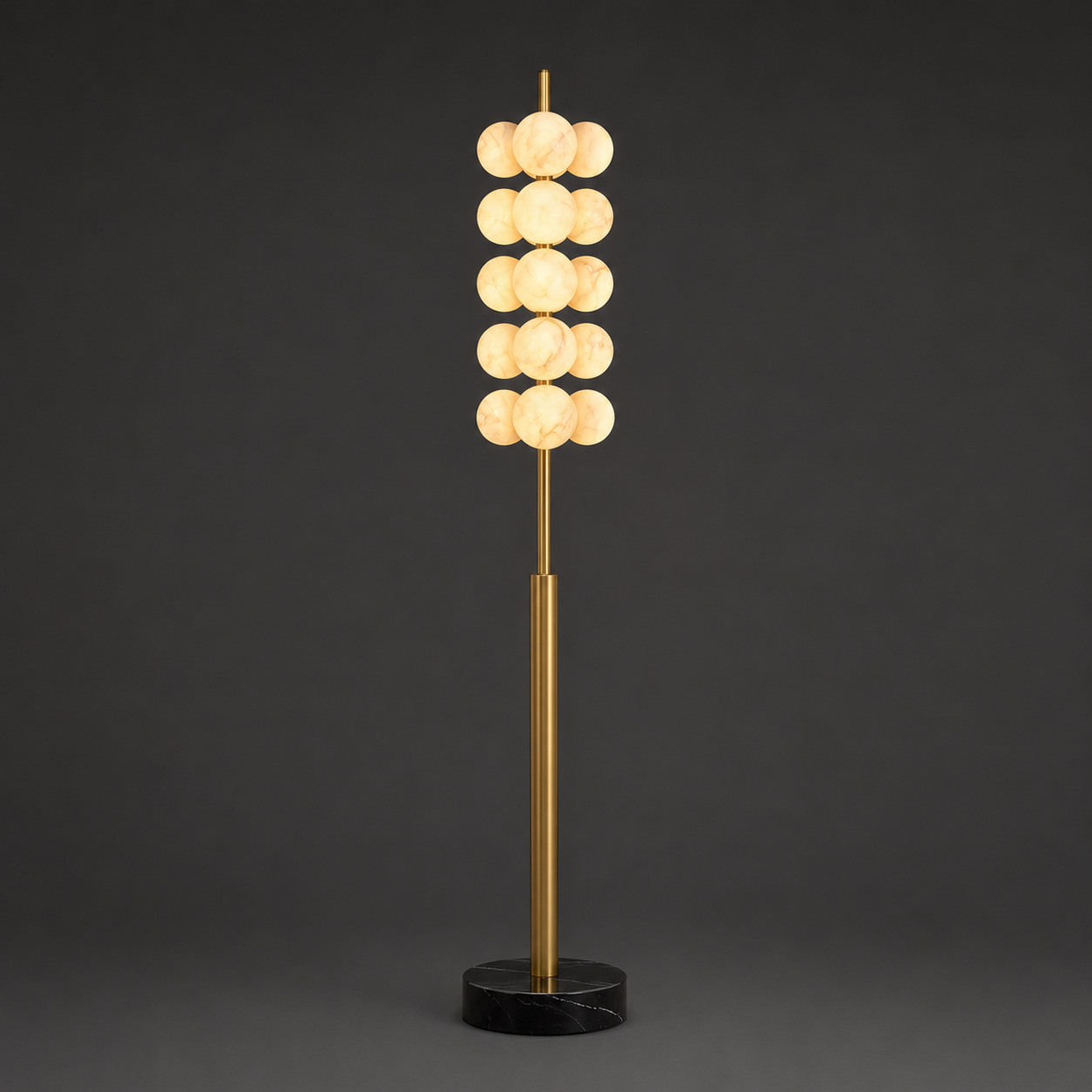 Gilded Cloud Pearl Floor Lamp