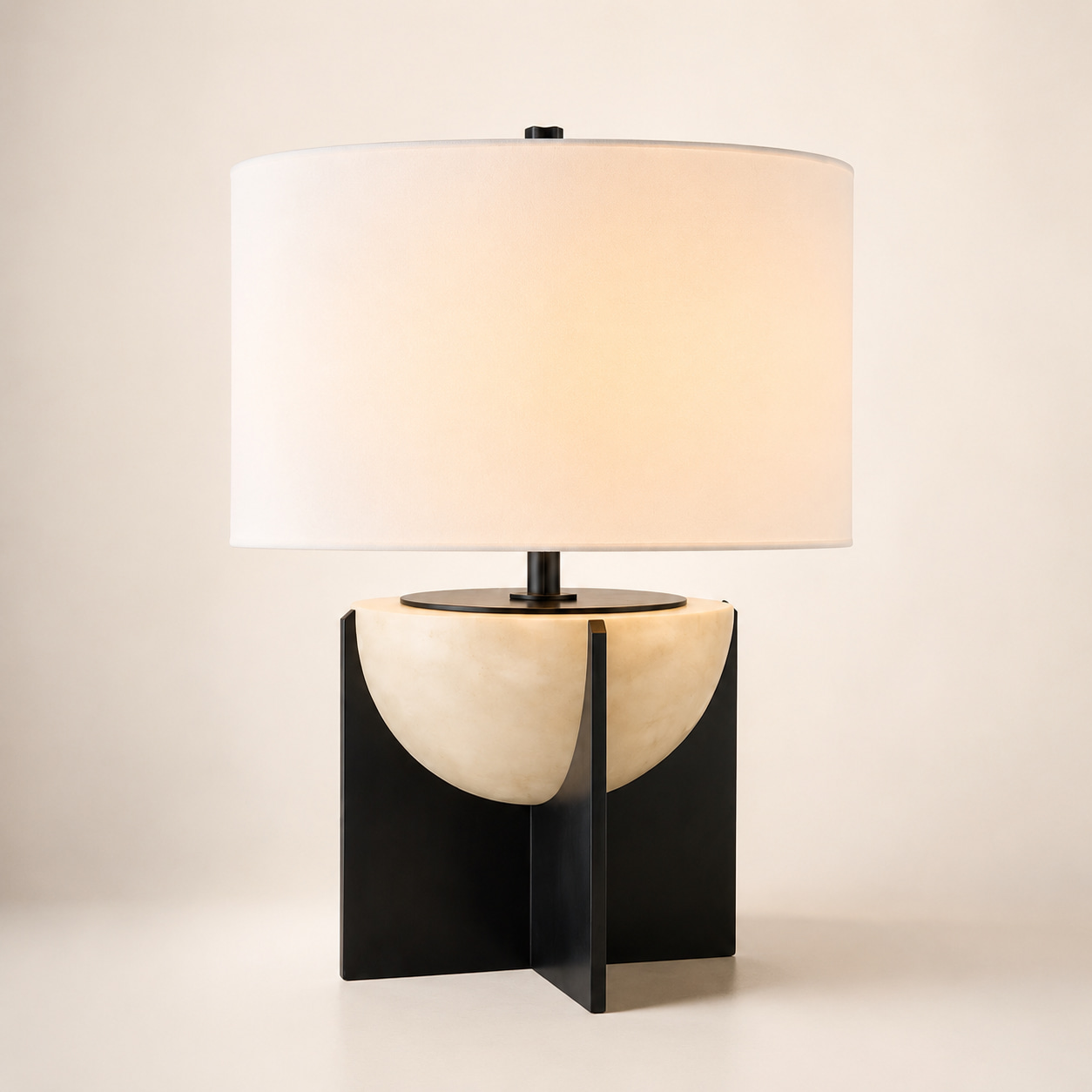 Half Moon Architectural Table Lamp
