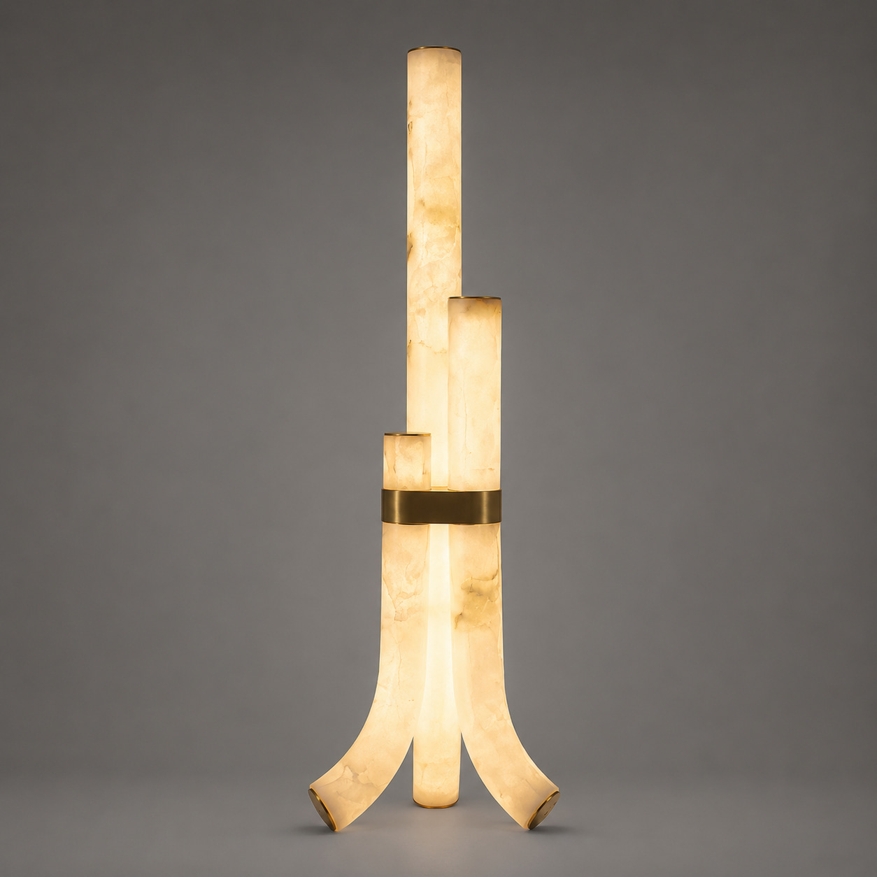 Alabaster Column Wall Light