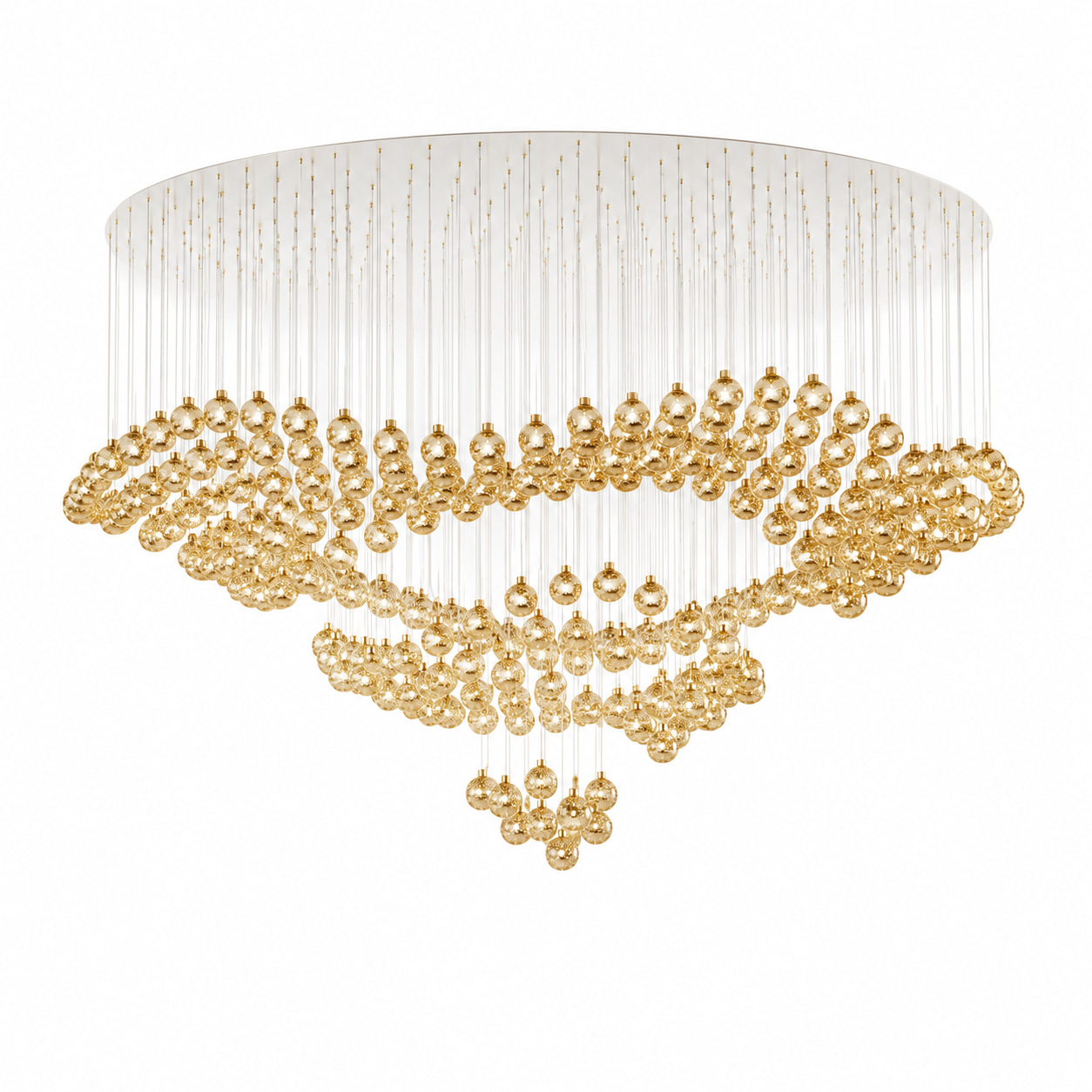 Crystal Cloud Ring Chandelier