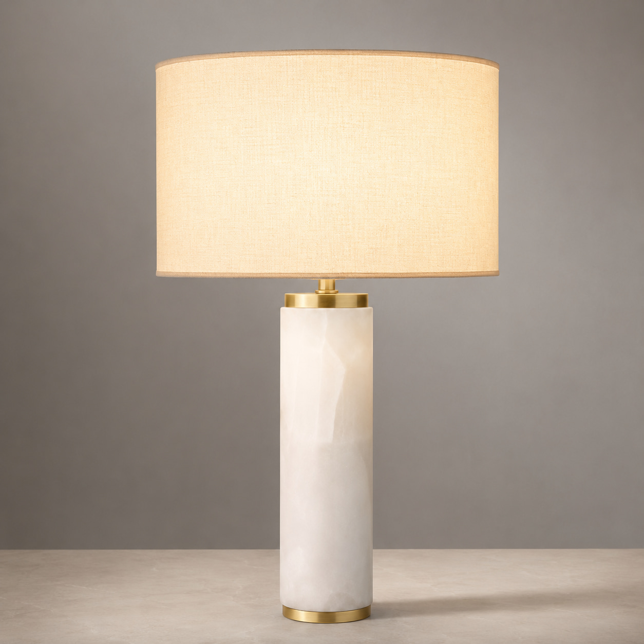 Alabaster Glow Table Lamp