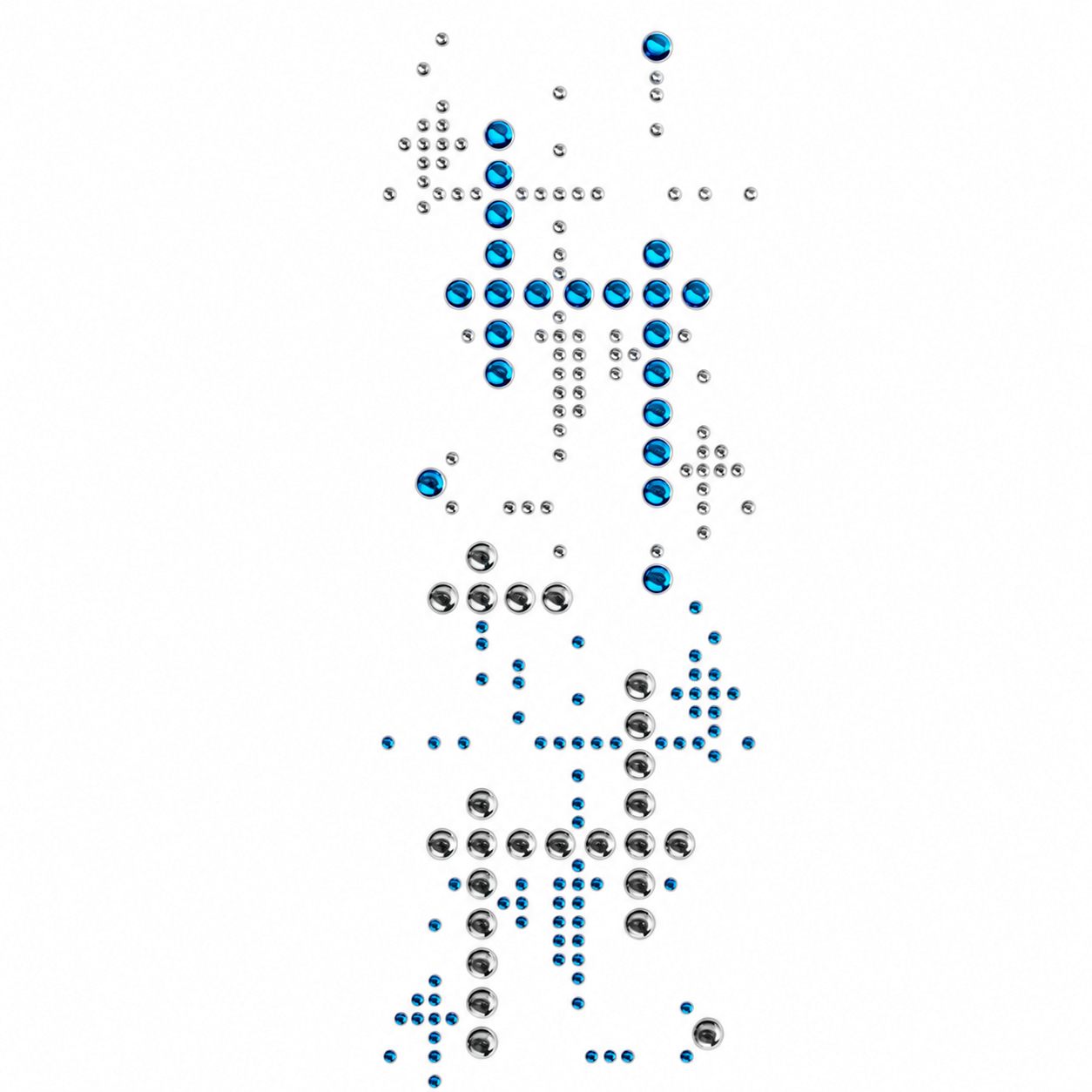 Azure Star Map Wall Art