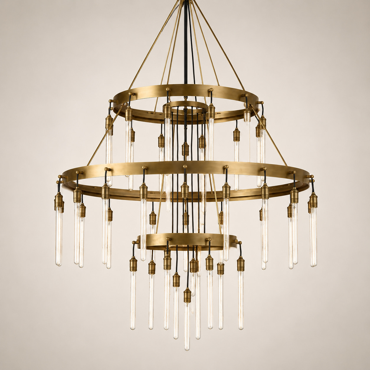 Gilded Cascade Chandelier