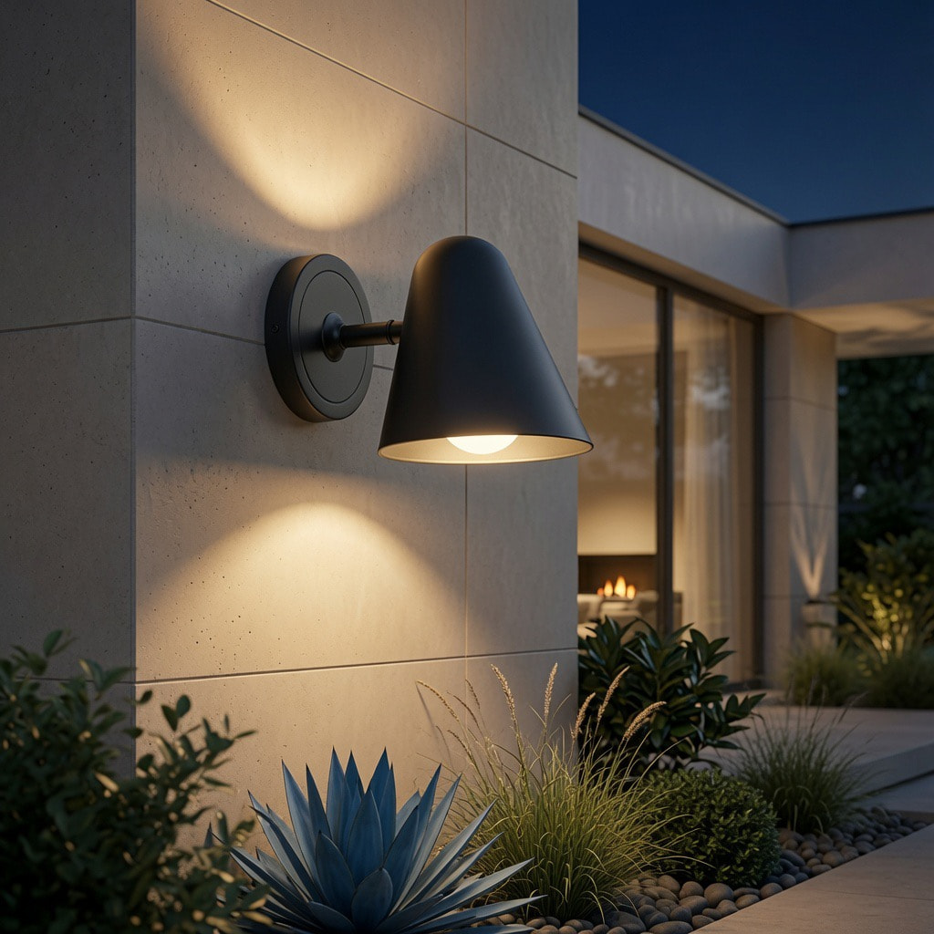 Cantilever Conical Single Downlight Wall Lamp
