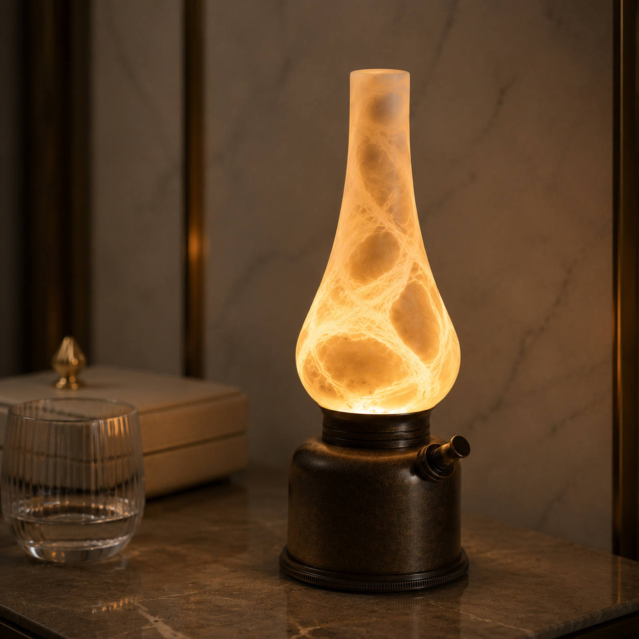 Amber Flame Lantern