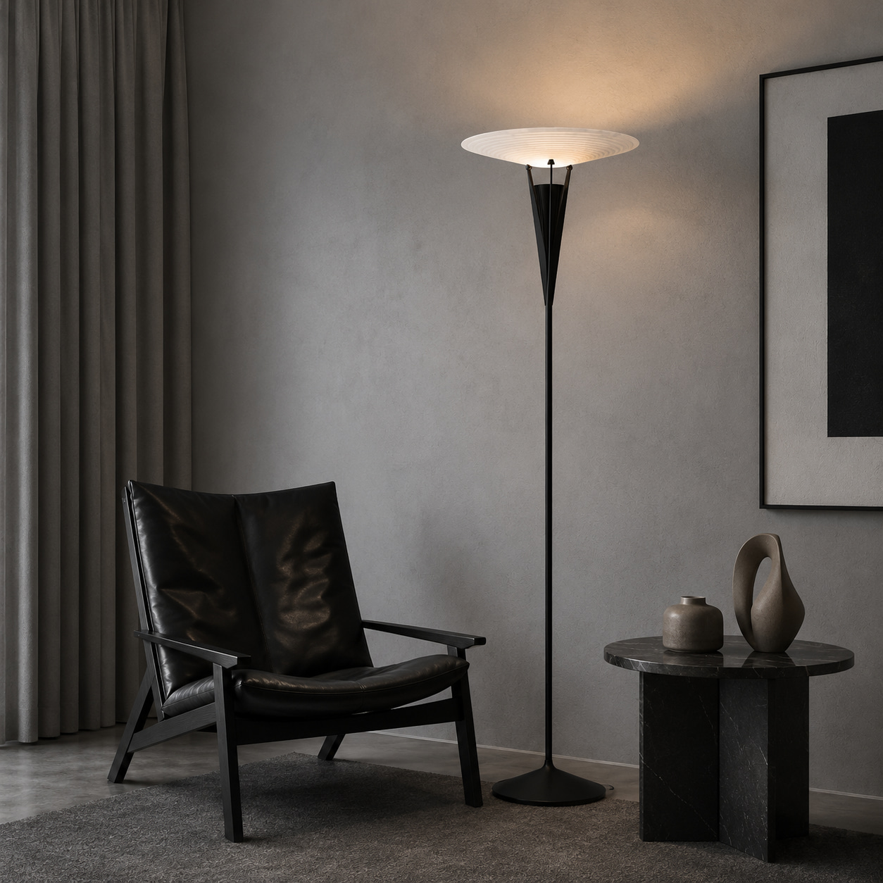 Floating Disc Floor Lamp