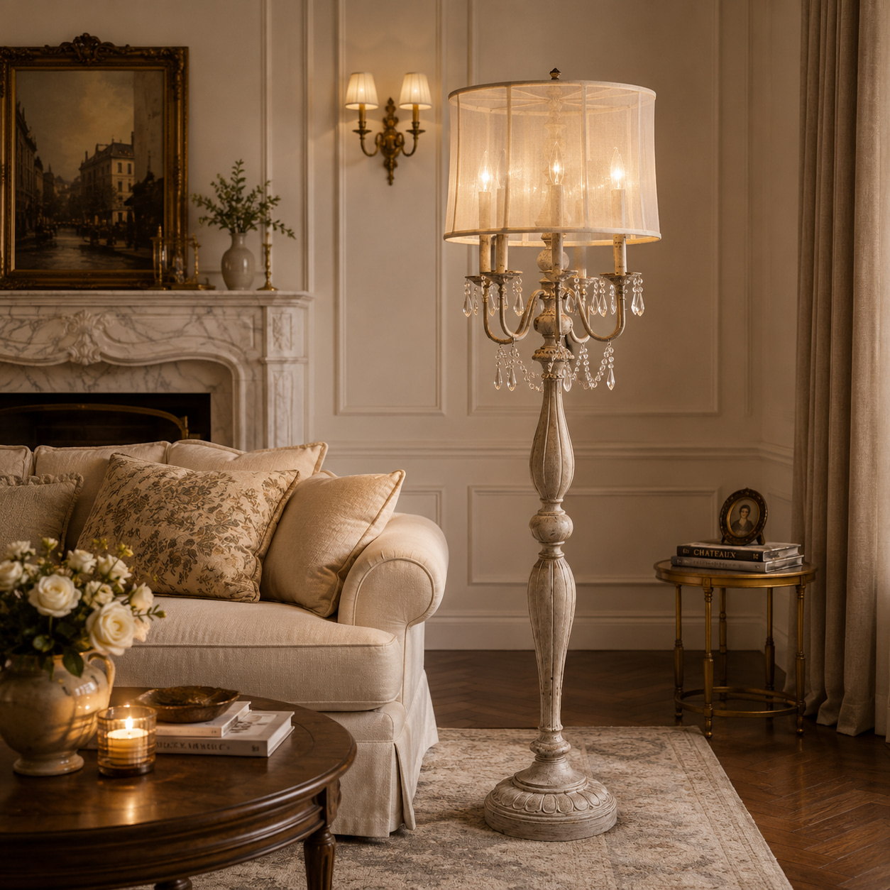 Heritage Candelabra Floor Lamp