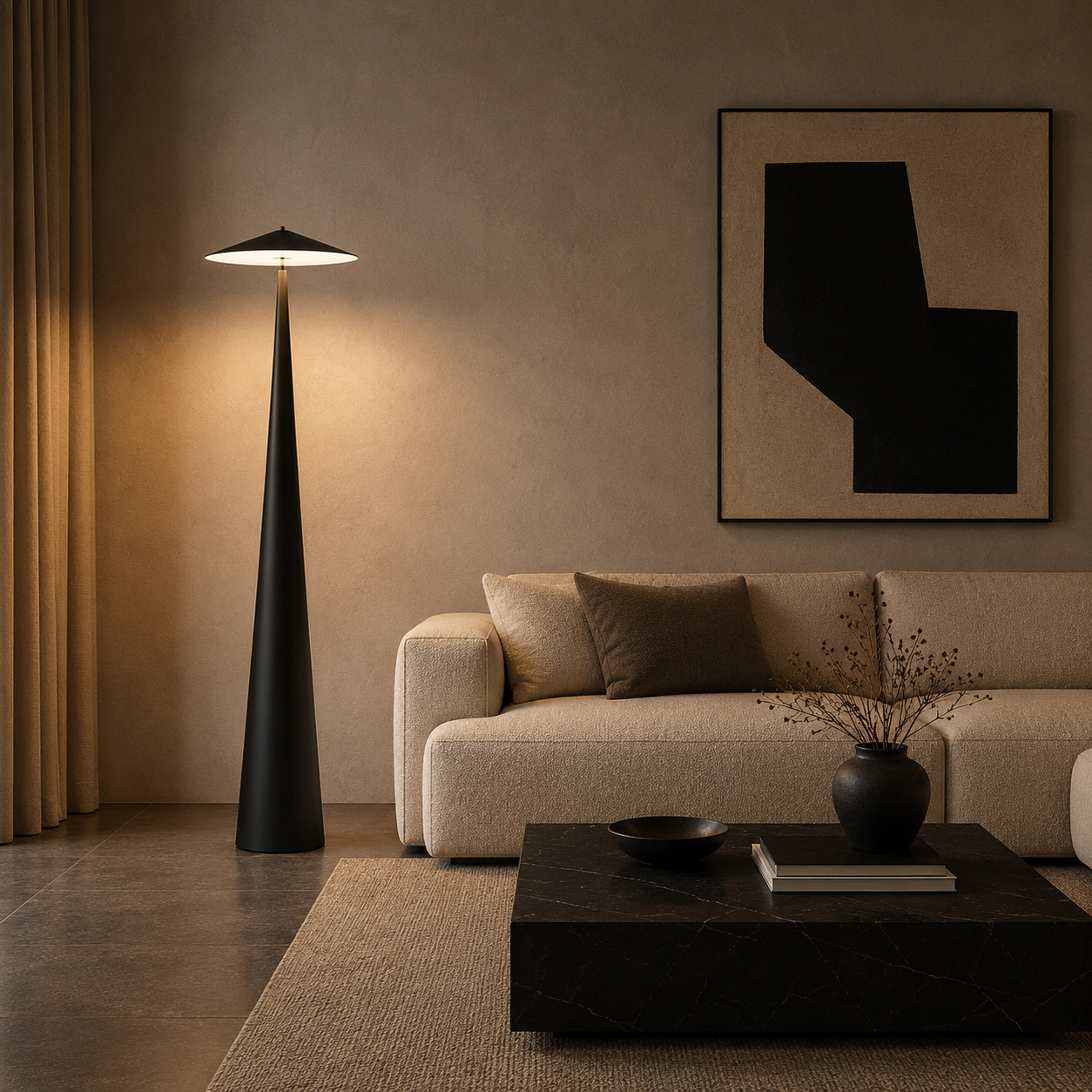 Canopy Cone Floor Lamp