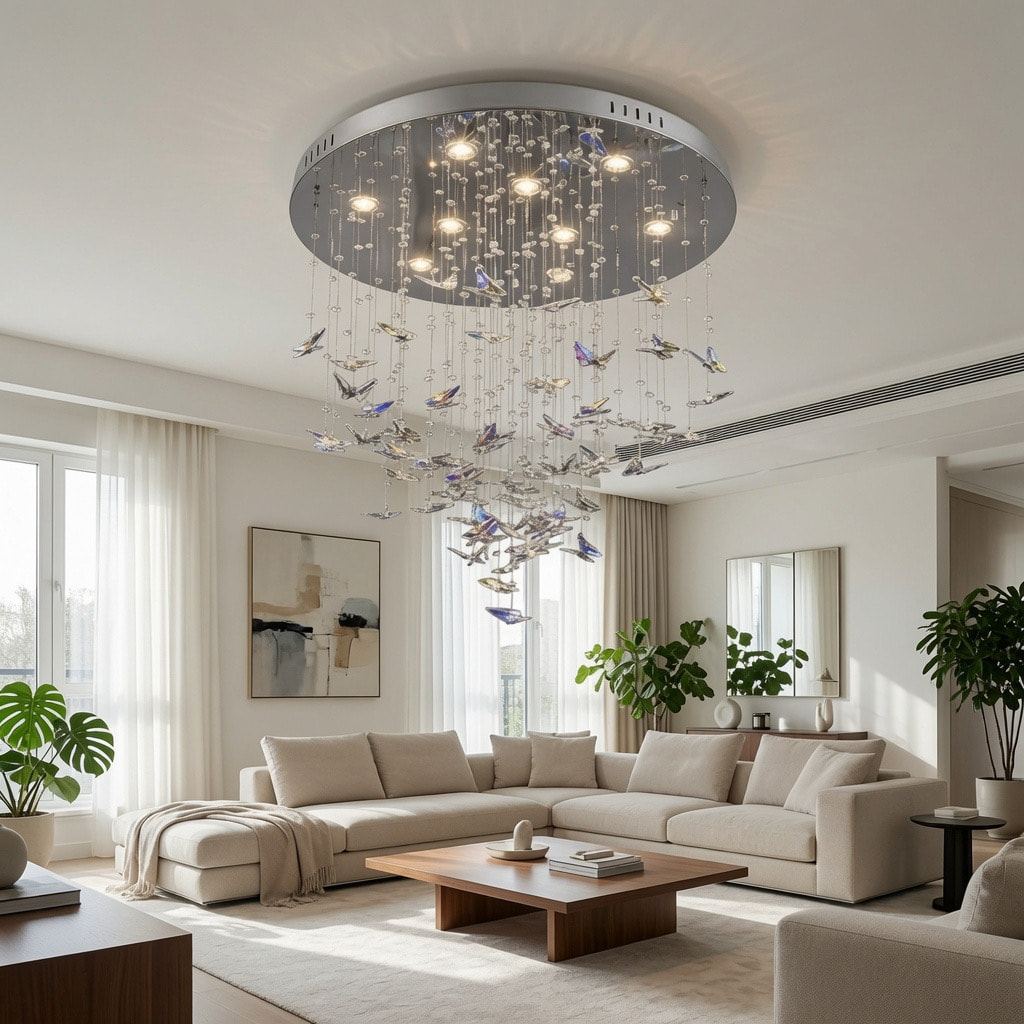 Butterfly Crystal Chandelier