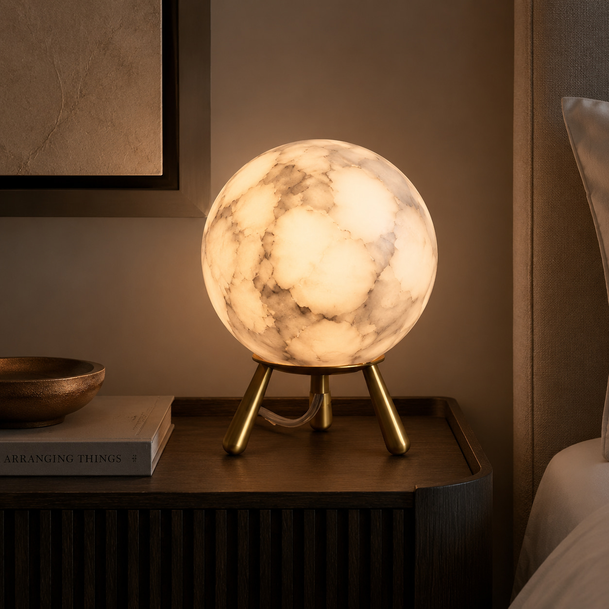 Celestial Jade Orb Lamp