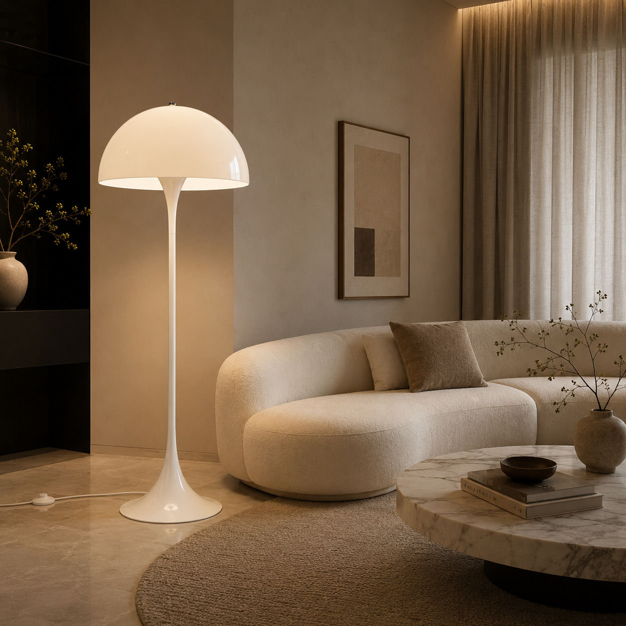 Cloud Canopy Floor Lamp