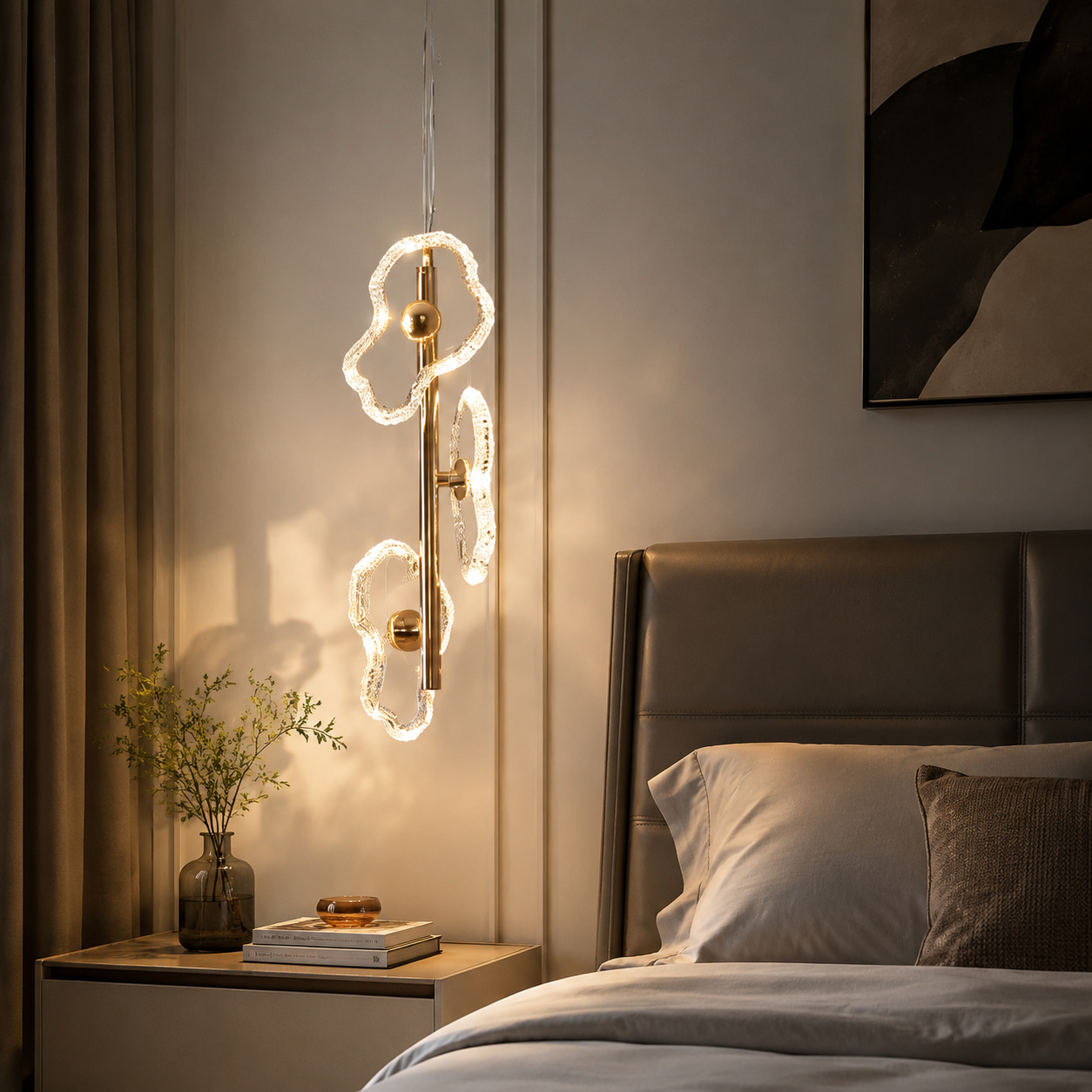 Cloud Crystal Bedside Pendant