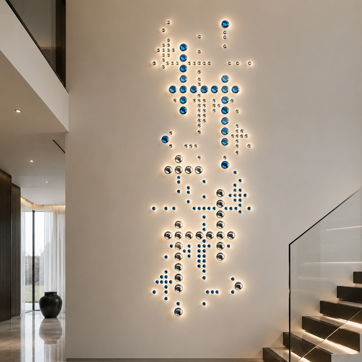 Azure Star Map Wall Art