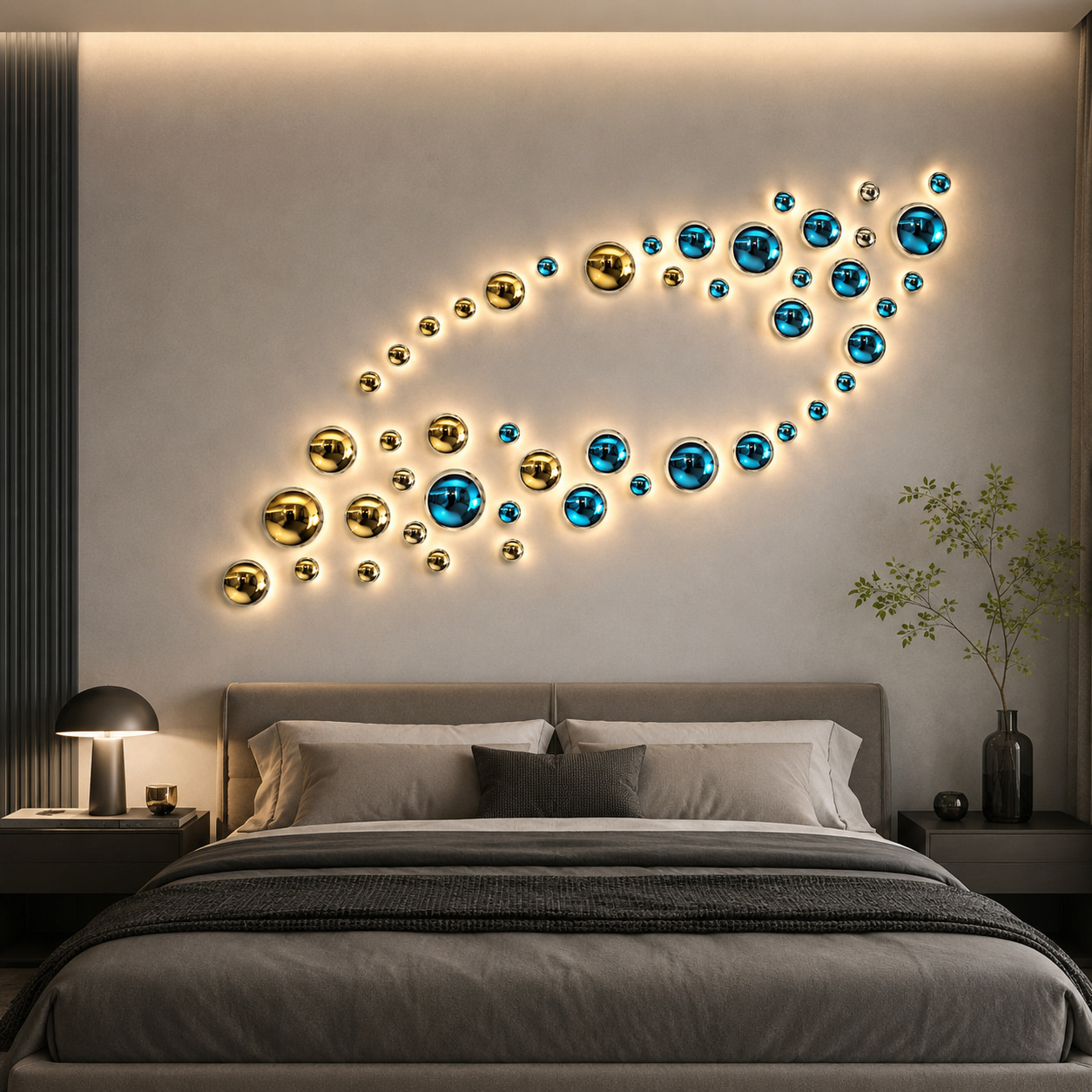 Azure Orbit Wall Art