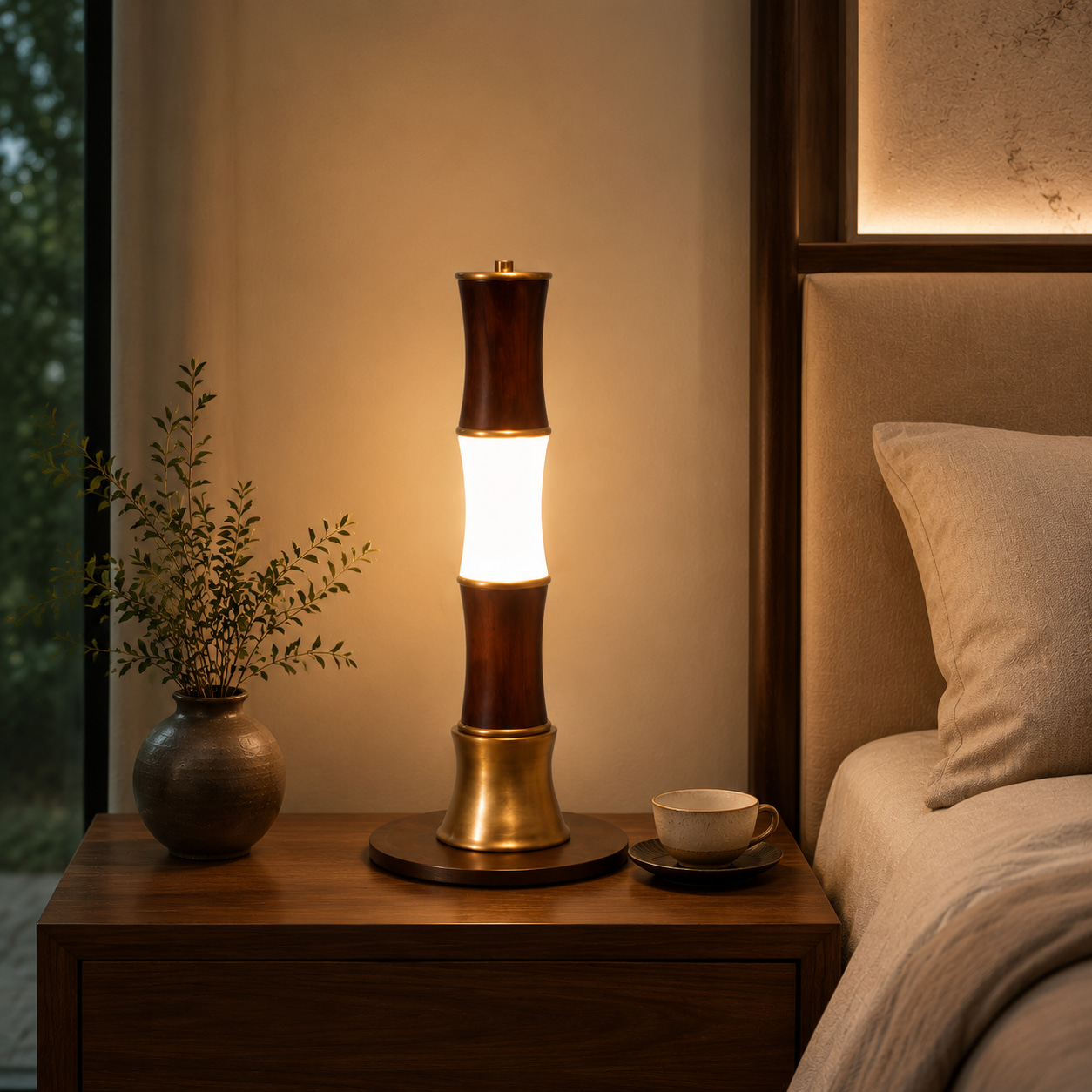 Bamboo Rhythm Table Lamp