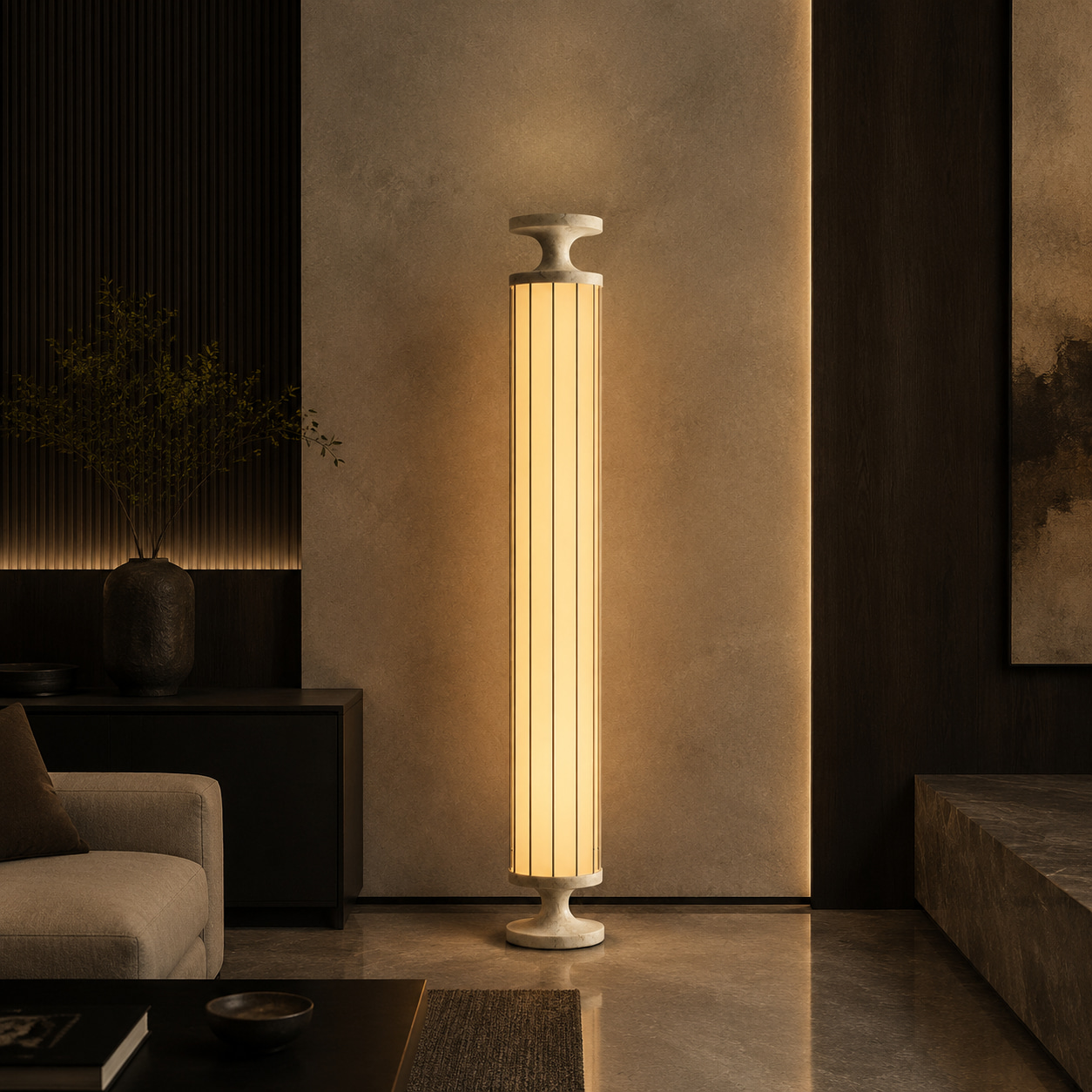 Luminous Column Floor Lamp