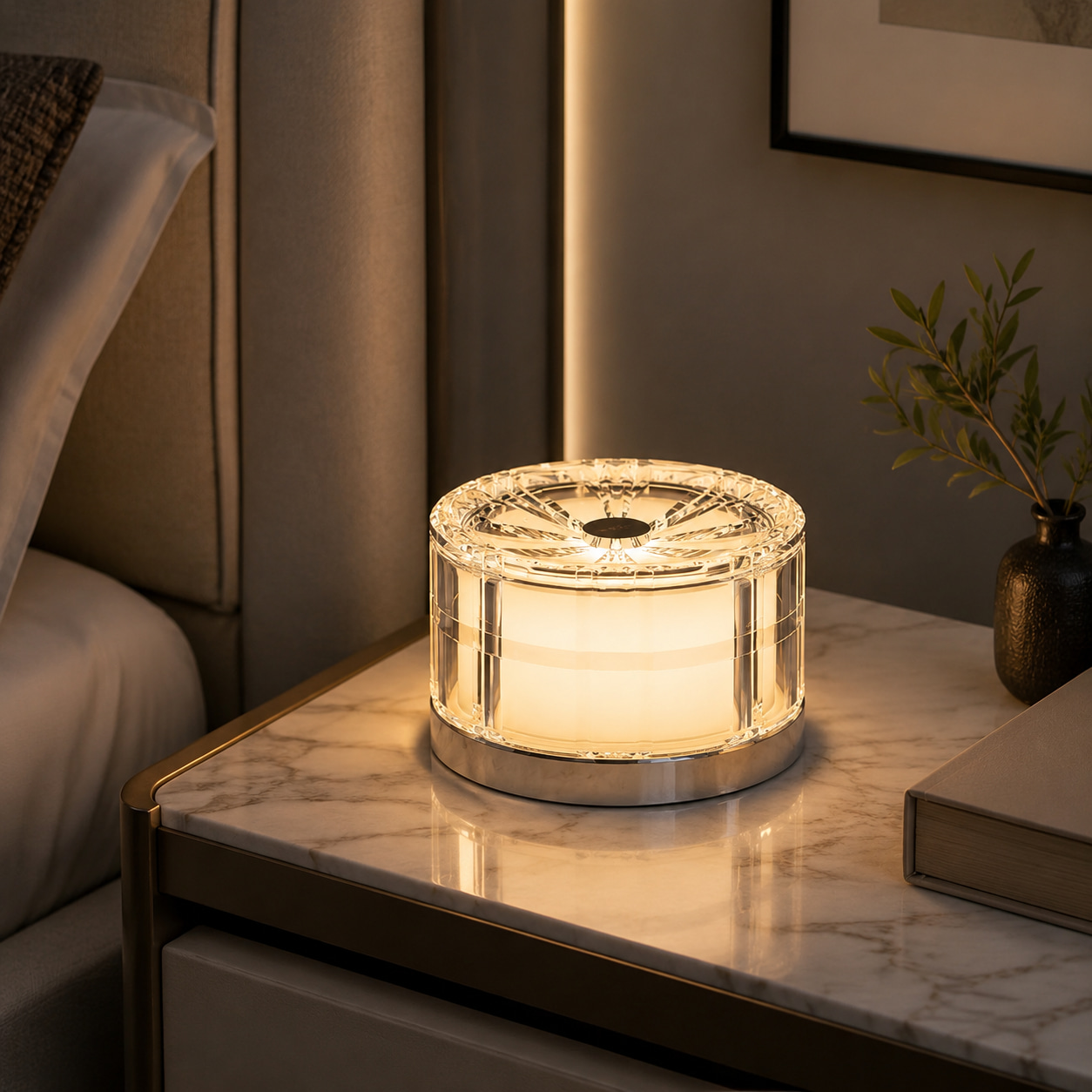 Crystal Halo Accent Lamp