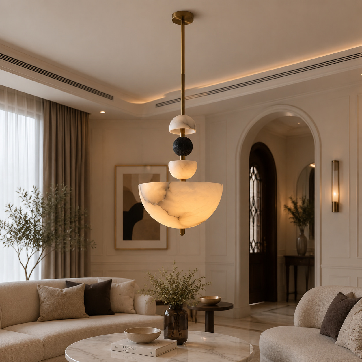 Cloud Jade Pendant Light