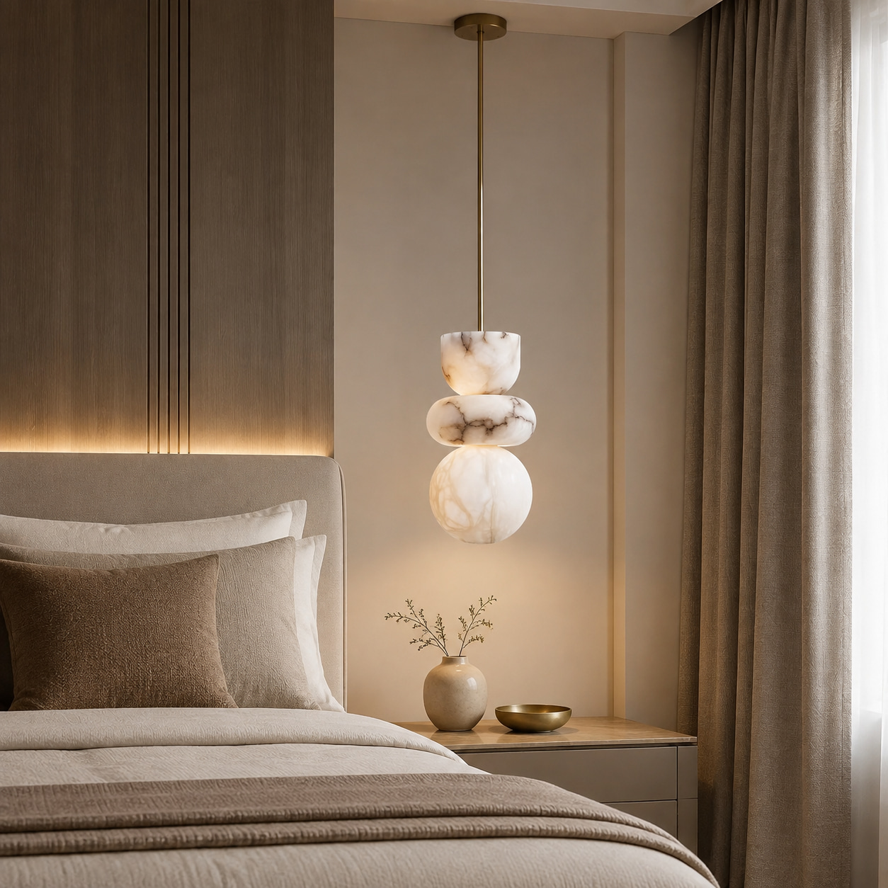 Marble Layer Pendant Light