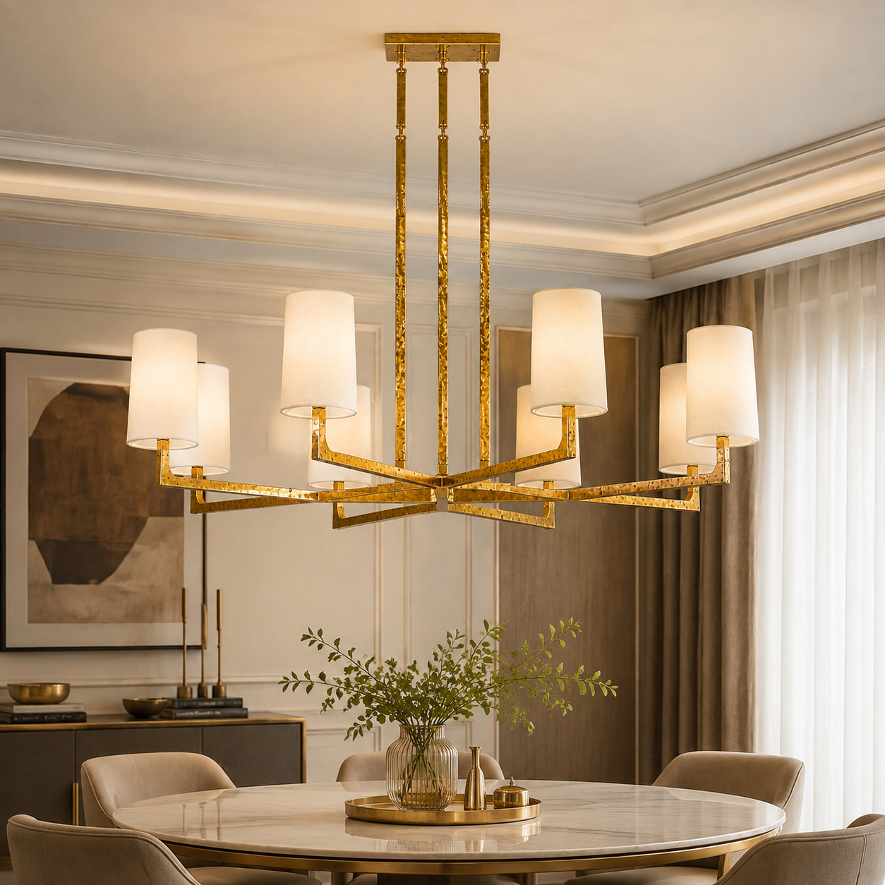 Gilded Cadence Chandelier