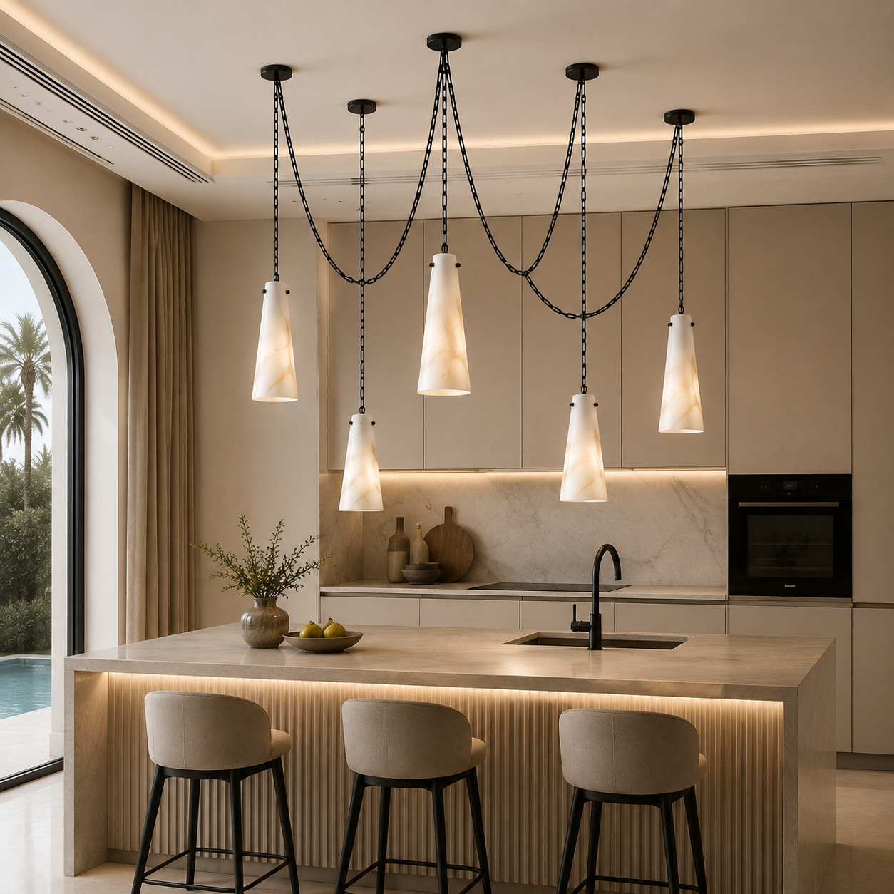 Chain Pendant Chandelier