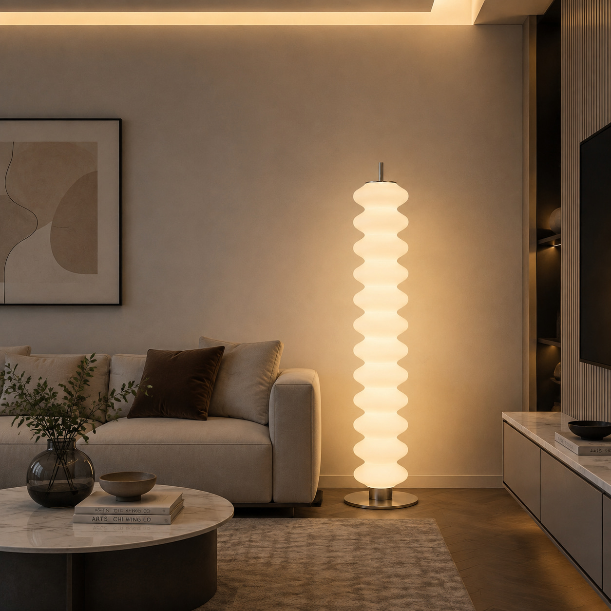 Ripple Column Floor Lamp
