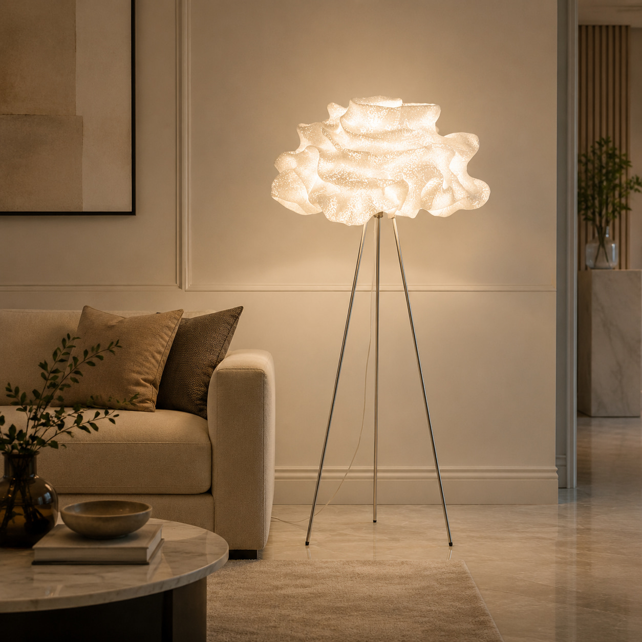 Cloud Sculptural Floor Lamp