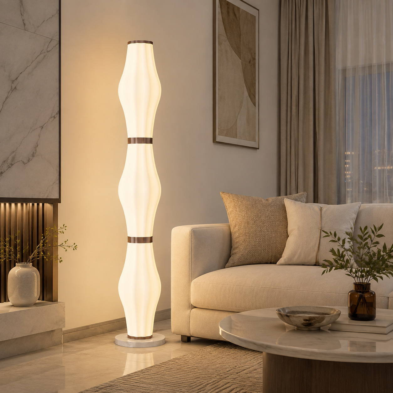 Elegant Glow Floor Lamp