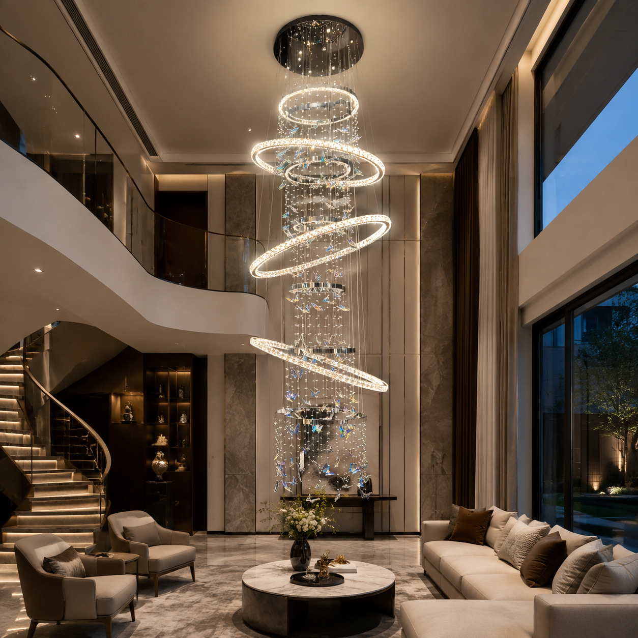 Celestial Butterfly Chandelier