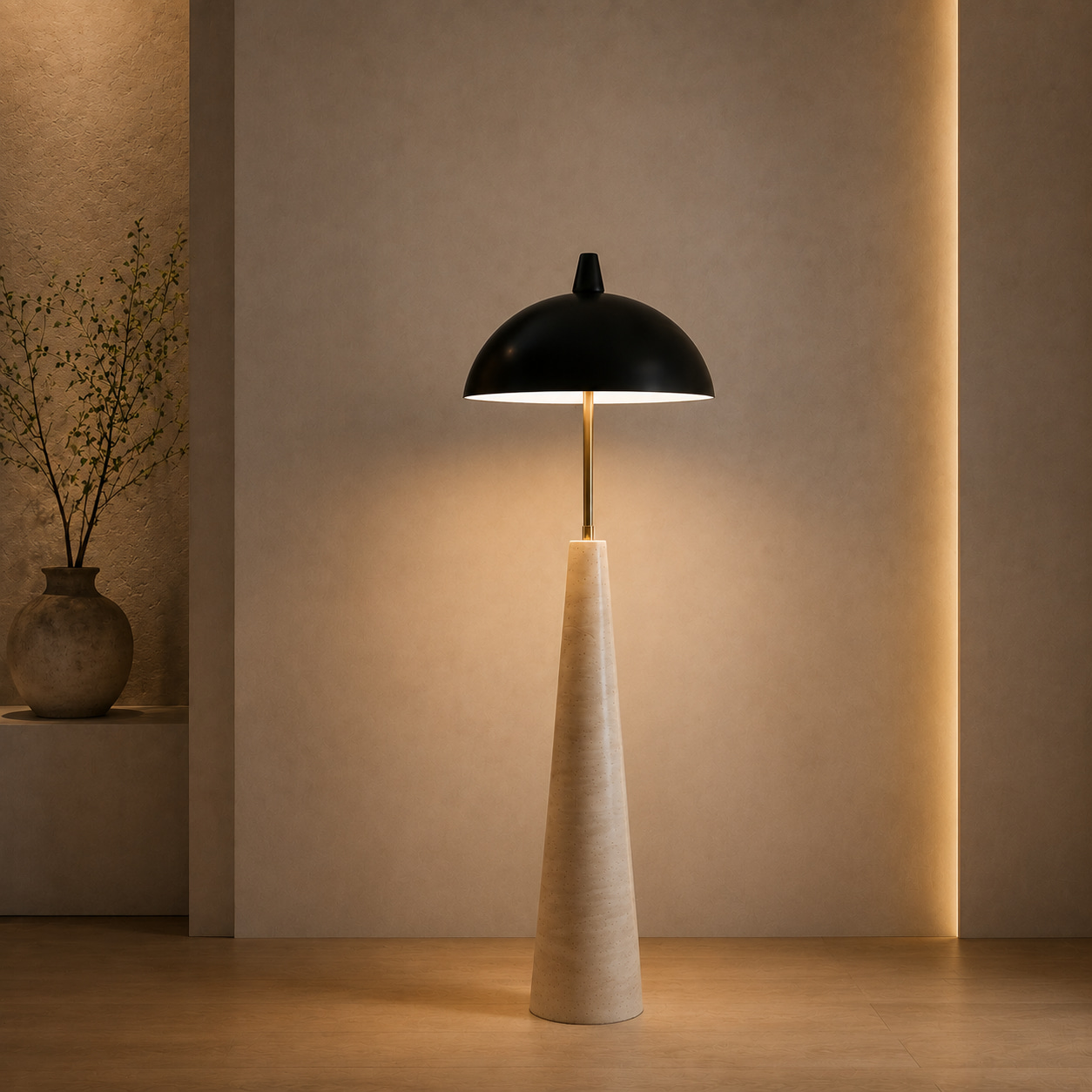 Minimal Dome Floor Lamp
