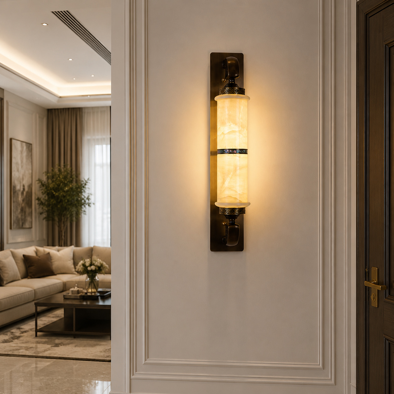Luminous Marble Wall Lamp