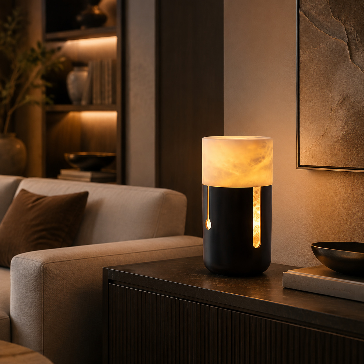 Aurora Alabaster Table Lamp