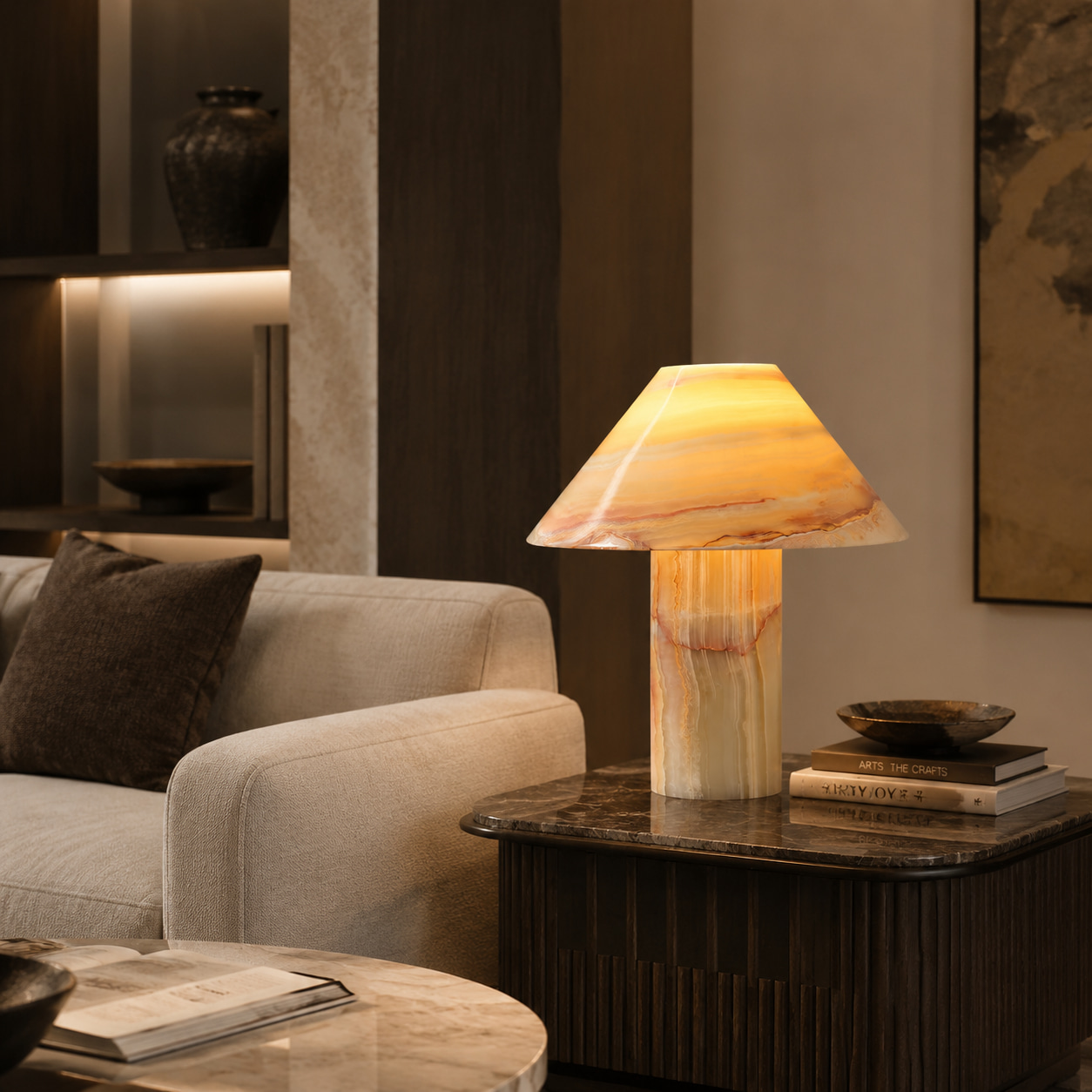 Cloud Ridge Moonlight Table Lamp