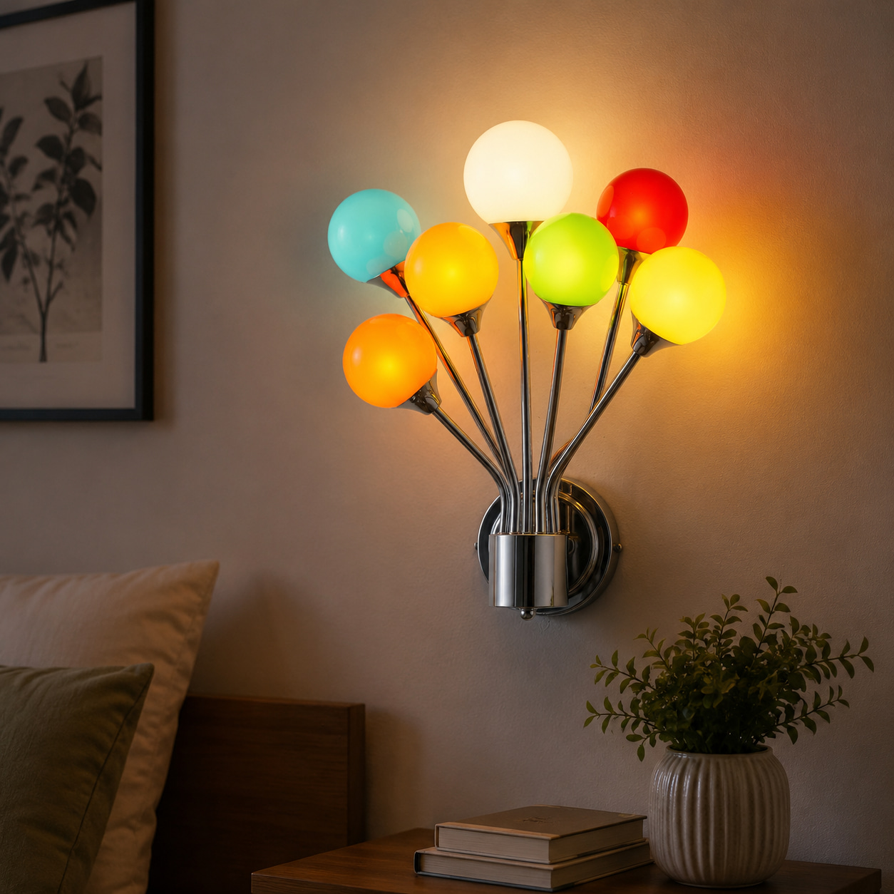 Colorful Balloon Wall Sconce