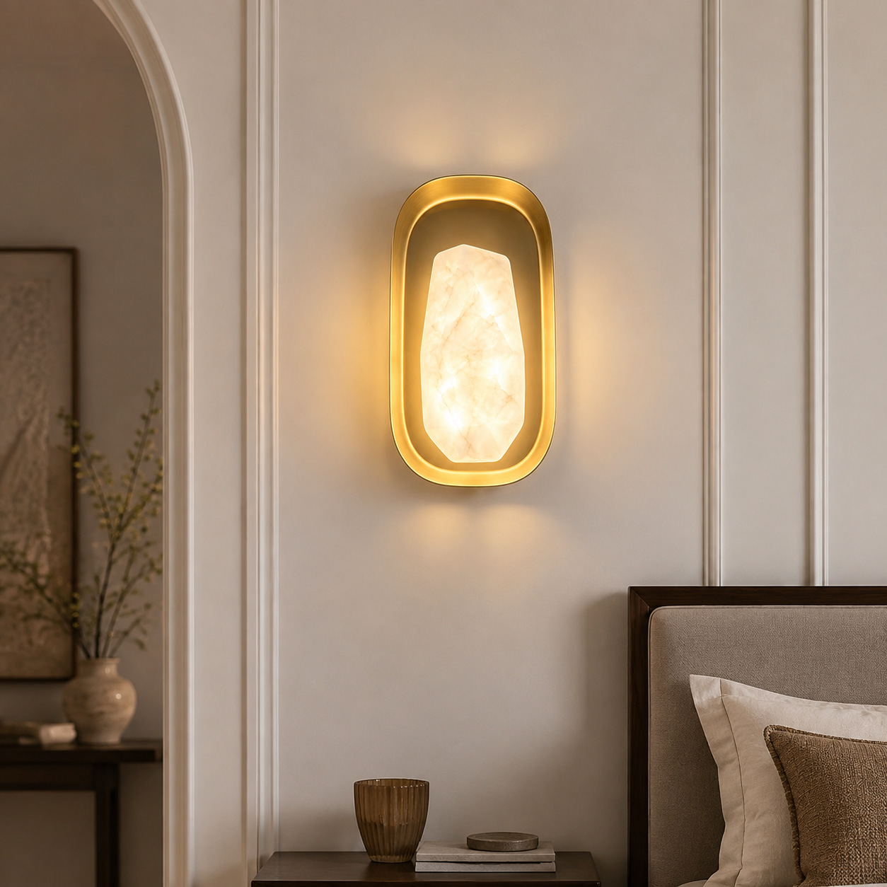 Amber Jade Wall Lamp