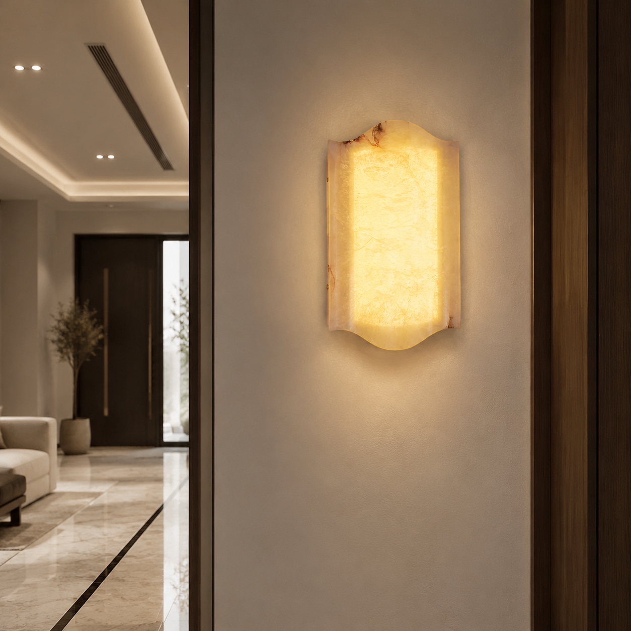 Jade Glow Wall Lamp