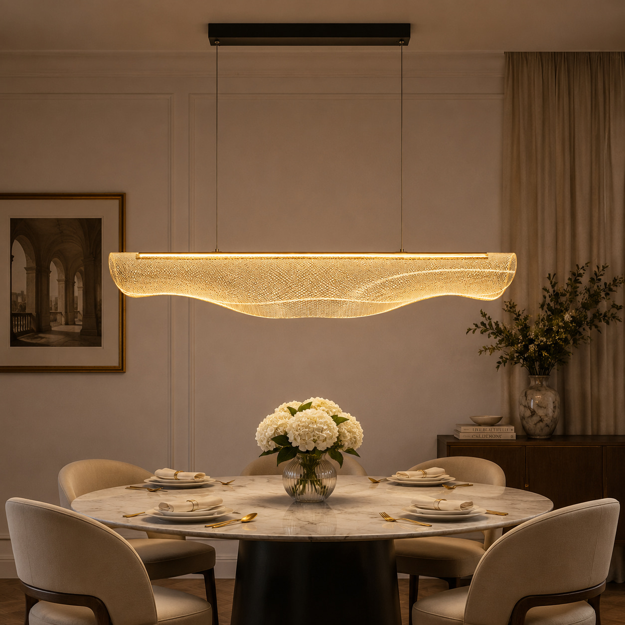 Flow Art Pendant Light
